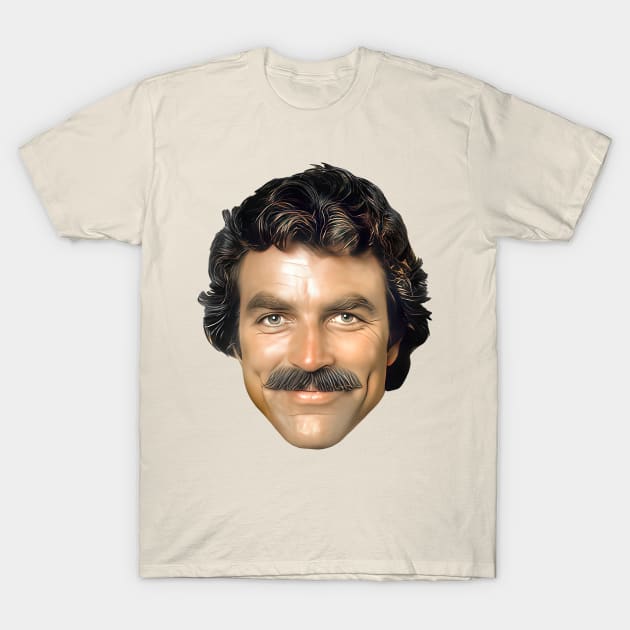 Tom Selleck T-Shirt by DankFutura